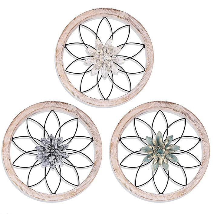 3 Pieces Ultra-thick Farmhouse Wall Decor Rustic Home Decor Farmhouse Hanging Decoration for Outdoor Bedroom Living Room