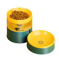 Protective Neck Pet Dog Cat Bowl  Food Drinking  Water Bowsl