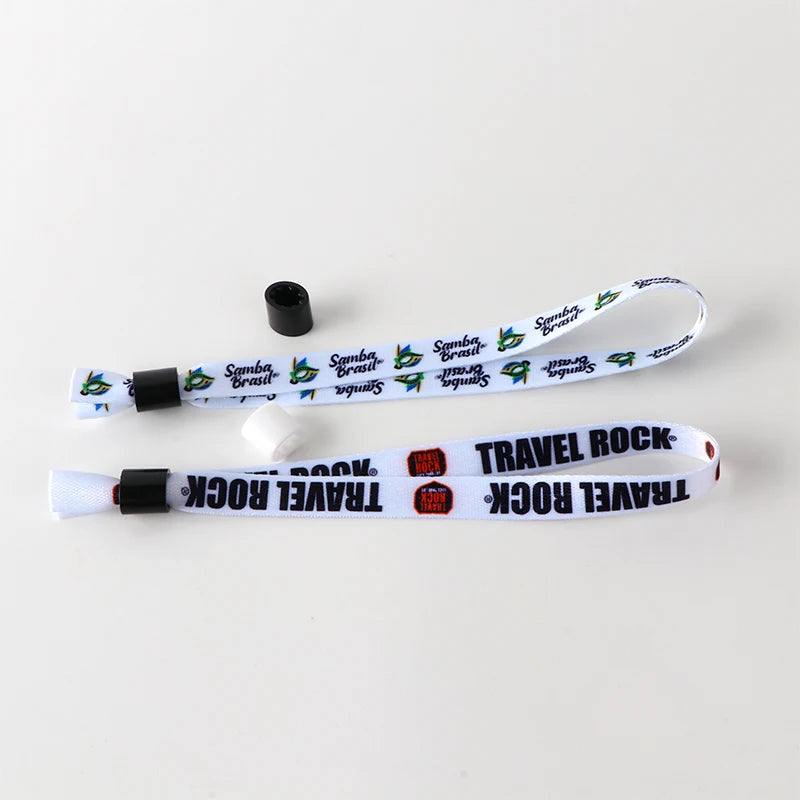 Fashionable Custom Event Festival Wristbands Music Fabric Wristband Woven Wristband Personalized Wristbands with logo