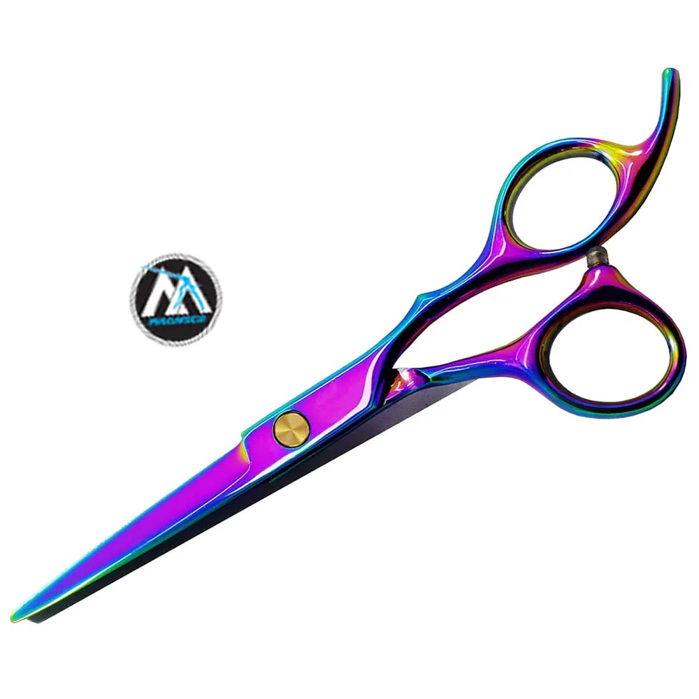 Professional Japanese Stainless Steel Barber Shears 5.5 Inch Razor Edge Blades for Hair Cutting Beauty Tool