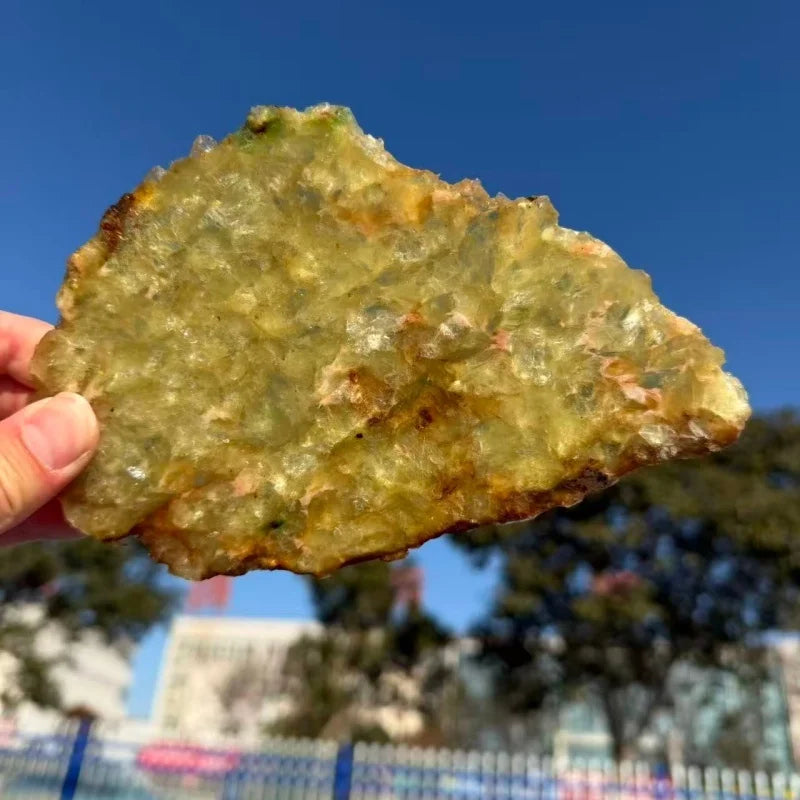 Natural High Quality Golden Mica Slice Irregular Shiny Muscovite Mineral Specimen Thin Stone Plates Home Decor Feng Shui Jewelry