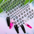 Factory Wholesale Heart Star Pattern Exquisite Nail Art Decals Decorative Nail Art Decals