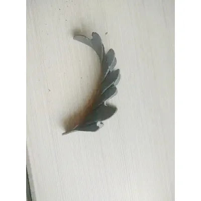 Wrought Iron Components Elements Iron Stamped Leaves and Flowers