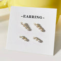 Wholesale Earrings Foxi Jewelry Factory 18K Gold Plated High Quality Elegant Women Jewelry Pearl Earrings