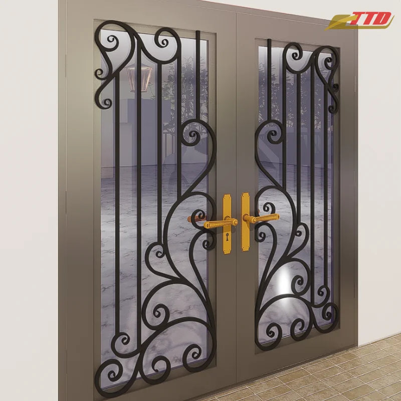 Custom Artistic Iron Doors Unique Hand-Forged Creations Providing Security Styleand Long-Term Value for Residential Properties