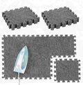 Spliced Design Wool Ironing Mat Adjustable Felted Blending 23x20cm Square Clothing Storage Saving