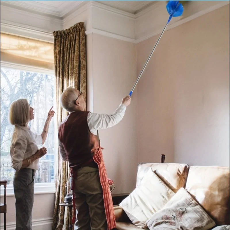 Hot Selling Multi Head Extendable Ceiling Telescopic Fan Microfiber Cleaning Car Dusters