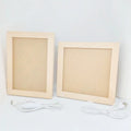 Frame Craft Wood Factory Wholesale Custom Logo Painting Frame Nature-Inspired Acrylic Display Photo Frame with Engraving