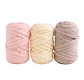 Wholesale Crochet Giant Hand Blended Melange Super Chunky Thick Braid Knitting Tube Yarn
