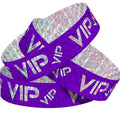 HXY Custom High Quality Waterproof Party Holographic Paper Plastic Bracelet Concert Ticket Wrist Band Logo Wristband Promotion