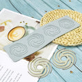 3D Wholesale Spiral Lines Small Lace Pad Silicone Mold Sugar Paste Fondant Cake Decoration