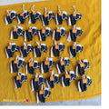 Custom Made Small Mini Stuffed Hanging Horses Crystal Lampwork Glass Beads for Home Decoration Wall Hanging Coniferhandmades
