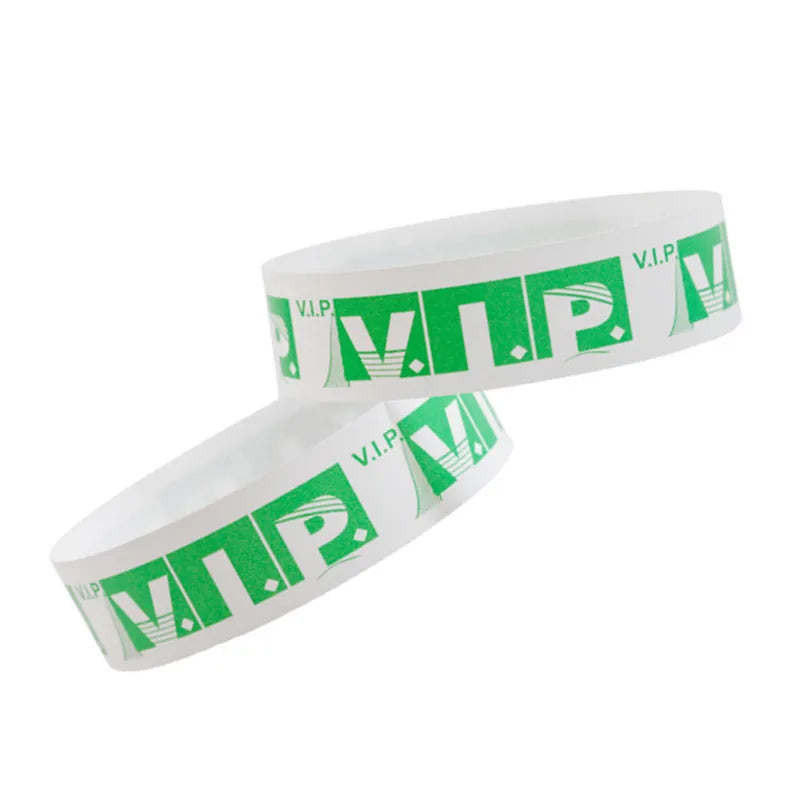 HXY Custom Event Disposable Tyvek Waterproof Wristbands Custom Logo Neon Color Digital Printed Synthetic Paper Heat Promotional