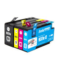 Tatrix 937e 937 Premium Color Compatible Inkjet Ink Cartridge for HP OfficeJet 9110b 9120b 9130b 9720 9730 9122 9720e 9730e