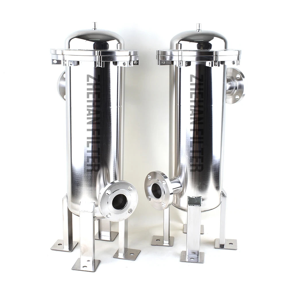 Customized 304 316 316L Metal SS Stainless Steel - Bag Basket Filter and Filtration  Housing