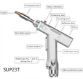 Gefasst New SUP Handheld Fiber Laser Welding and Cleaning Head Gun with Easy Operation and 1 Year Warranty