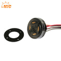 3 Pin IP66 Dimmable Silicone Rubber Photocell Receptacle Twist Lock Light Control Socket 5-Year Warranty 2700-6500K Color Light