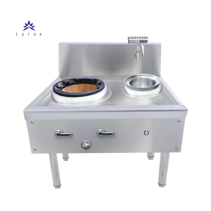 Commercial Restaurant Hotel Wok Burner Cooking Chinese Wok Range Stove High Quality