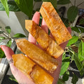 Wholesale Natural Golden Healer Tower Point Healing Spiritual Crystal Crafts Beautiful Crystal Point for Home Decoration