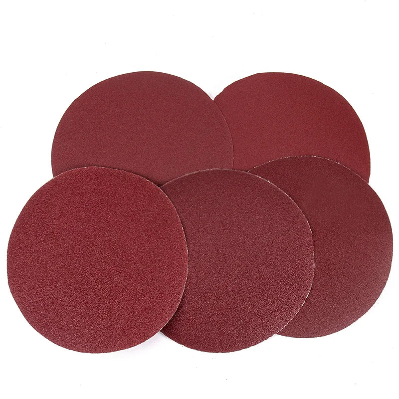 7 Inch Round Sandpaper Disc Flocking Sandpaper Self-adhesive Sand Cloth Sanding Wall Putty Sander Polishing Tool