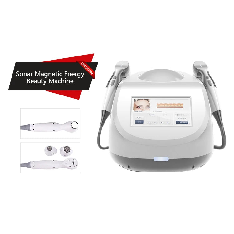 2026 Sonar Magnetic Vibration Activator with Dual Handle System for Cellular Repair and Skin Regeneration Anti-Aging Treatment