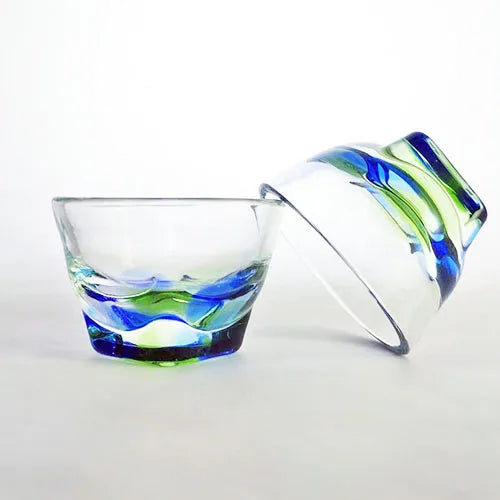 Chien Keng Mouth Blown Borosilicate Glass Stemless Shot Glass 100-200ml Custom Shape Luxury Party Use