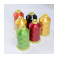 Customizable Color 100% Nylon Texturized Yarn Mercerized Embroidery Sewing Thread Reflective Leather High Tenacity