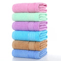 Oem Custom logo Design with Absorbs Water  Breakfast Hotel Large Bath Towel & Beauty Salon Pure Cotton Thickened Bed Bath Towel