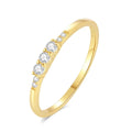 925 Sterling Silver Minimalist Stack Rings for Women Custom Zircon 18K Gold with Moissanite for Weddings and Engagements