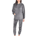 Wholesale Custom Logo Female Training Wear Sweatsuit Piece Pullover Hoodie Pants Sets Tracksuit Women Sweat Jogging Suits velour