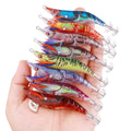 Hengjia Wholesale SJ062 10.2cm 12.1g 2.5# Saltwater Slowing Sinking Shrimp Baits Squid Jig Fishing Lures