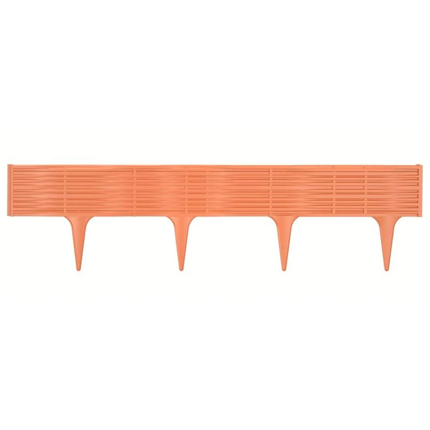 Prosperplast "Ibwi" plastic lawn border for garden 390 x 390 x 18.65 cm terracotta color