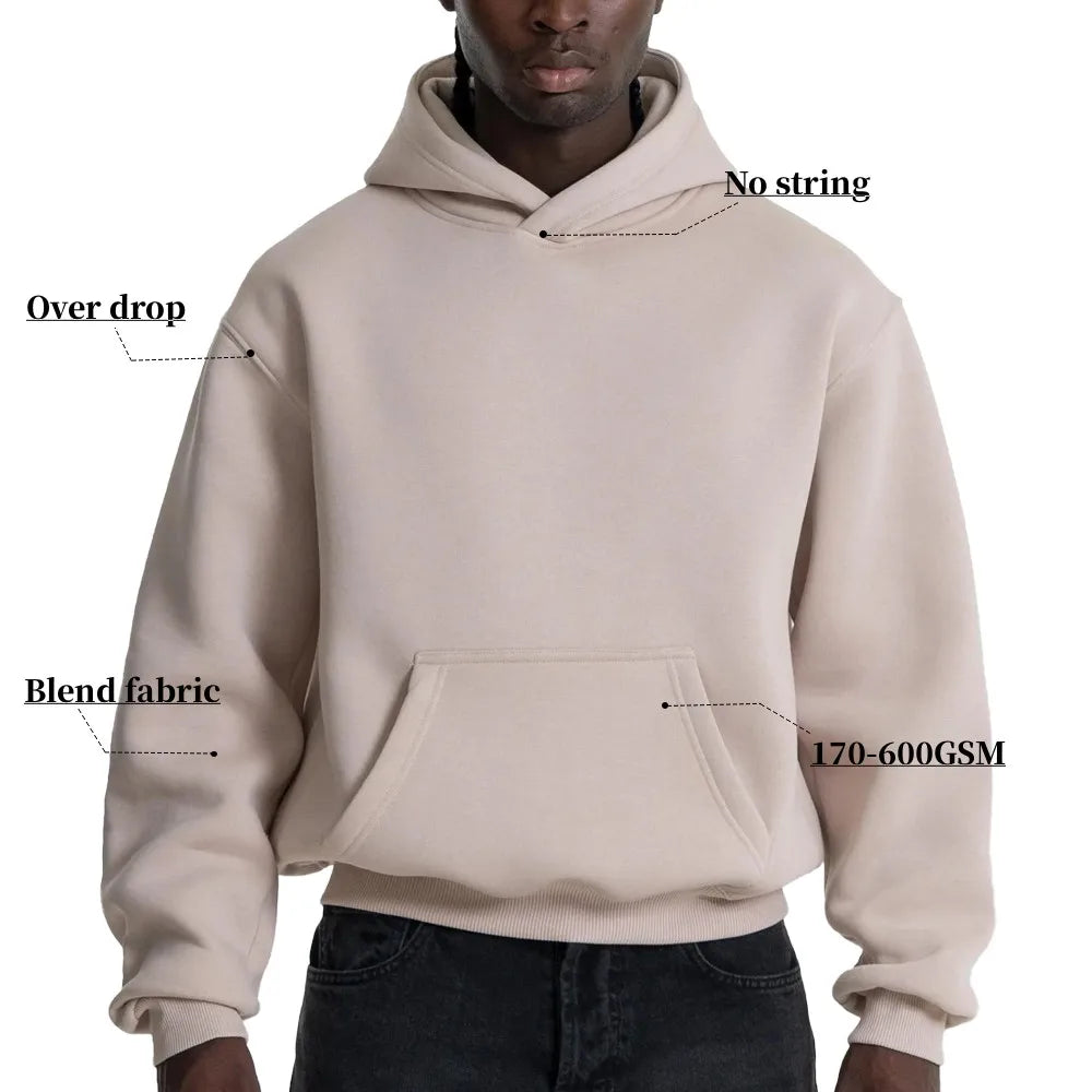 Custom Full Zip up Embroidery Print Graphic Lined 100% Cotton Mens Oversize Heavyweight Rhinestone Hoodies Sweatshirts