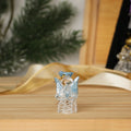 New Arrival Cat Christmas Ornament Glass Small Animal Tree Lighted Candy Decorative Emerald High Quality Customized Color/Logo