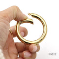Luxury Gold Zinc Alloy Metal Round Wire Spring Ring Handbag Gate Ring-Strong Bag Parts & Accessories
