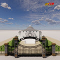 Premium Iron Gates for Main Entrances  Secure Your Home with Artistic Designs and Powder-Coated Rust-Resistant Finish
