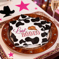 Pafu Cowgirl Bachelorette Party Decorations Nashville Bridal 2 Ply Serviettes Tissue 16pcs Tableware Set Last Rodeo Plate Napkin