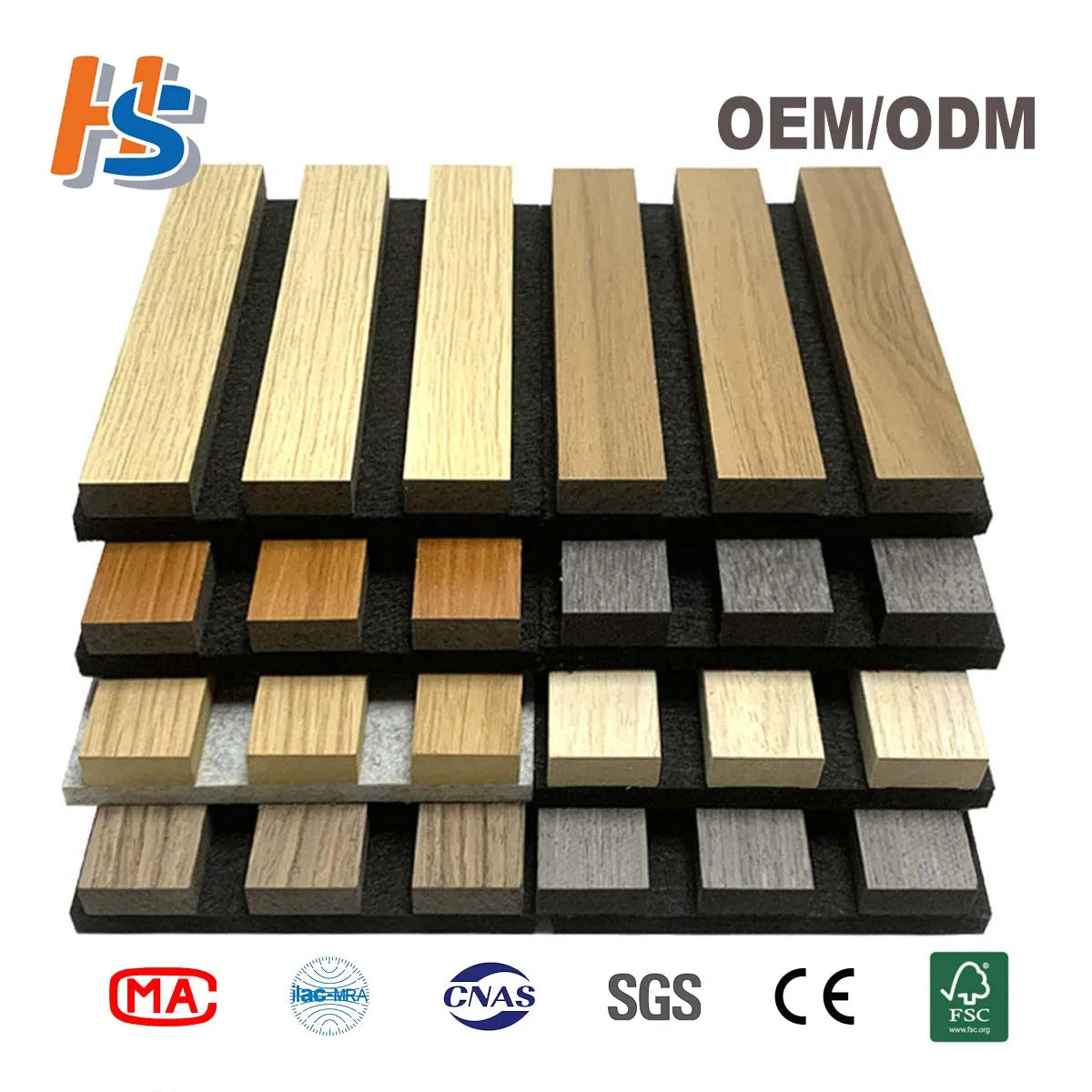 Acoustic Panels Fireproof Moisture Proof Custom Size for Classroom