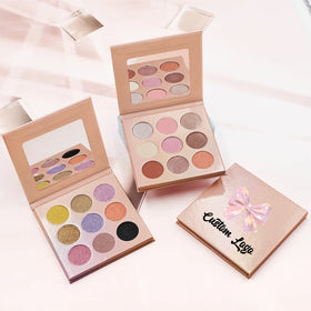 Wholesale DIY Cosmetics Eye Shadow Palette Private Label Makeup Waterproof Cruelty Free Vegan Matte Glitter Eyeshadow Palette