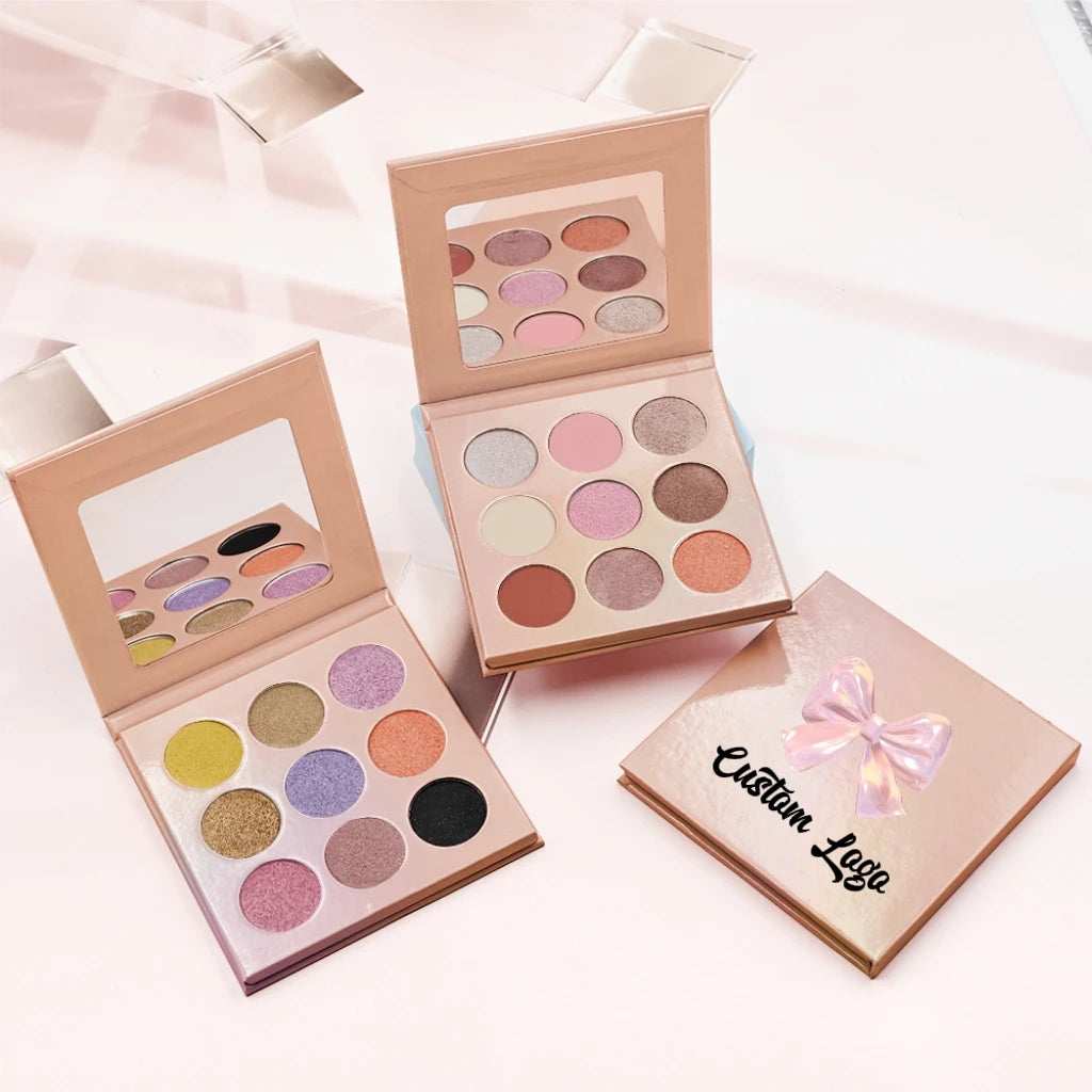 Wholesale DIY Cosmetics Eye Shadow Palette Private Label Makeup Waterproof Cruelty Free Vegan Matte Glitter Eyeshadow Palette MegaBDM