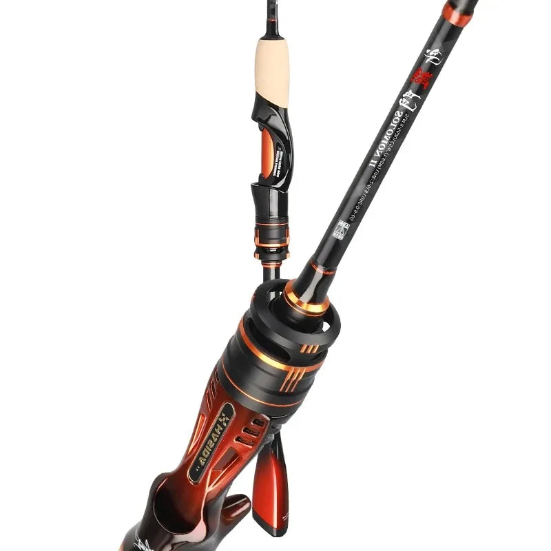 HSD BFS Fishing Rod 1.42m-1.98m UltraLight Rod Weight Carbon AA High Grade Cork Grip Fishing Spinning Casting Rods