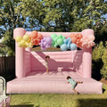 Kids Summer Fun Toys Inflatable Balloon White Water Slide Bounce House with Ball Pit Inflatable Jumping Castle Backyard Fun