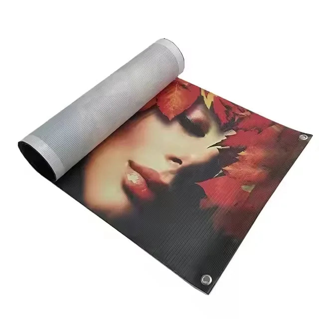 Outdoor Advertising Portable PVC Vinyl Fence Mesh Banner UV Resistant Waterproof