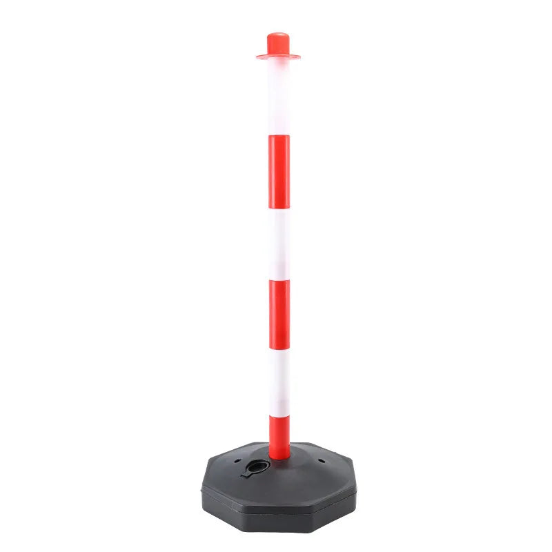 Durable PE Material Yellow+White Reflective Tape Sand Water Filled Warning Post Delineator Traffic Barrier for Road Traffic