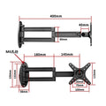 Sim Cockpit Aluminum Keyboard Tray Adjustable Sliding Mount Gaming Simulator Rig Workstation Extension Ergonomic Platform