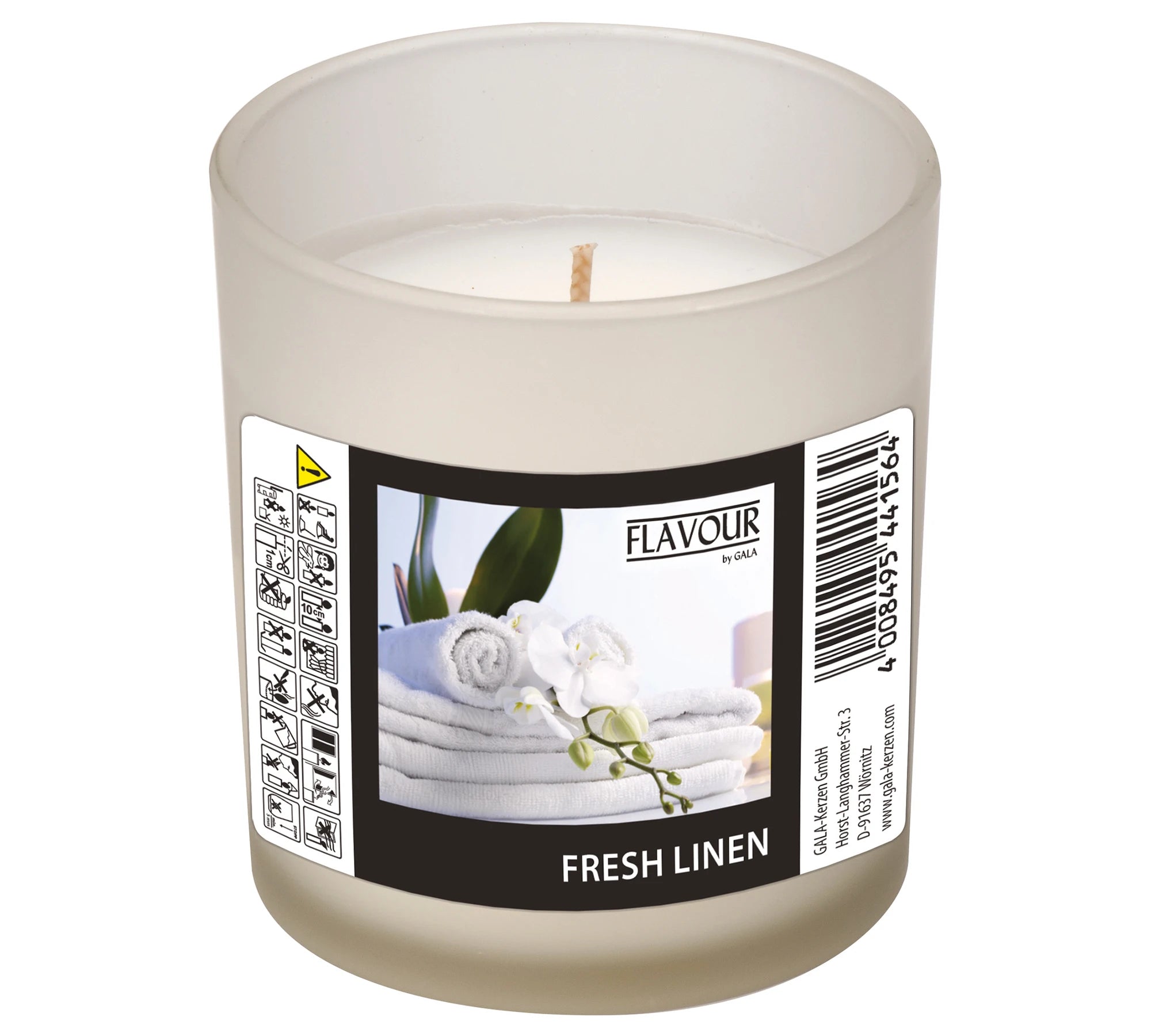 German Brand Fresh Linen Scented Luxury Aromatherapy Candles Long-Lasting Floral Fragrance Diwali Thanksgiving Non-Toxic