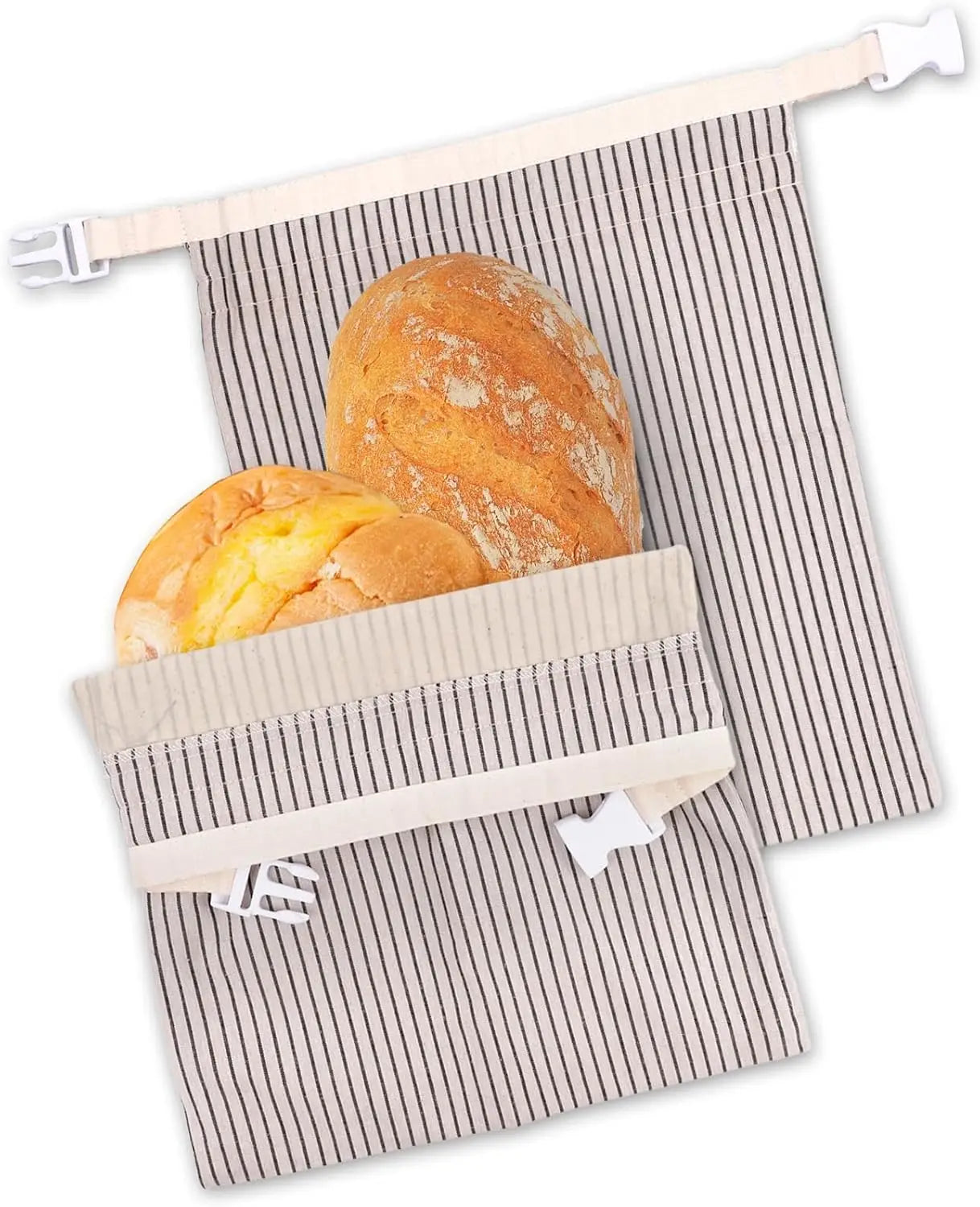 Beeswax Bread Bags for Sourdough Reusable Bread Bags for Homemade Bread 2 Pack Sourdough Bread StorageCotton Beeswax Bags