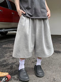 Wholesale New 2026 American Plain-color Short Pants for Men Loose and Wide-leg Three-quarter Length Casual Pants in Stock Now MegaBDM