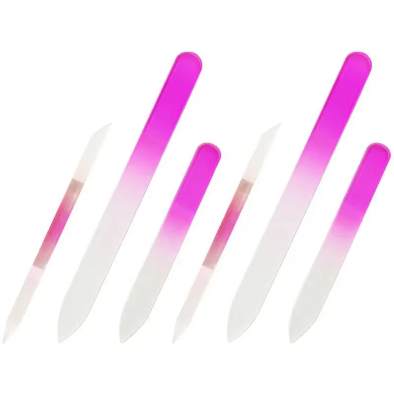 Wholesale Custom High Quality Nano Glass Nail File Custom Glass Nail File With Case