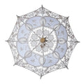 LM White Lace Craft Bride Umbrella Mini Decoration Umbrella Props White Ivory Lace Parasol Bride Wedding Umbrellas